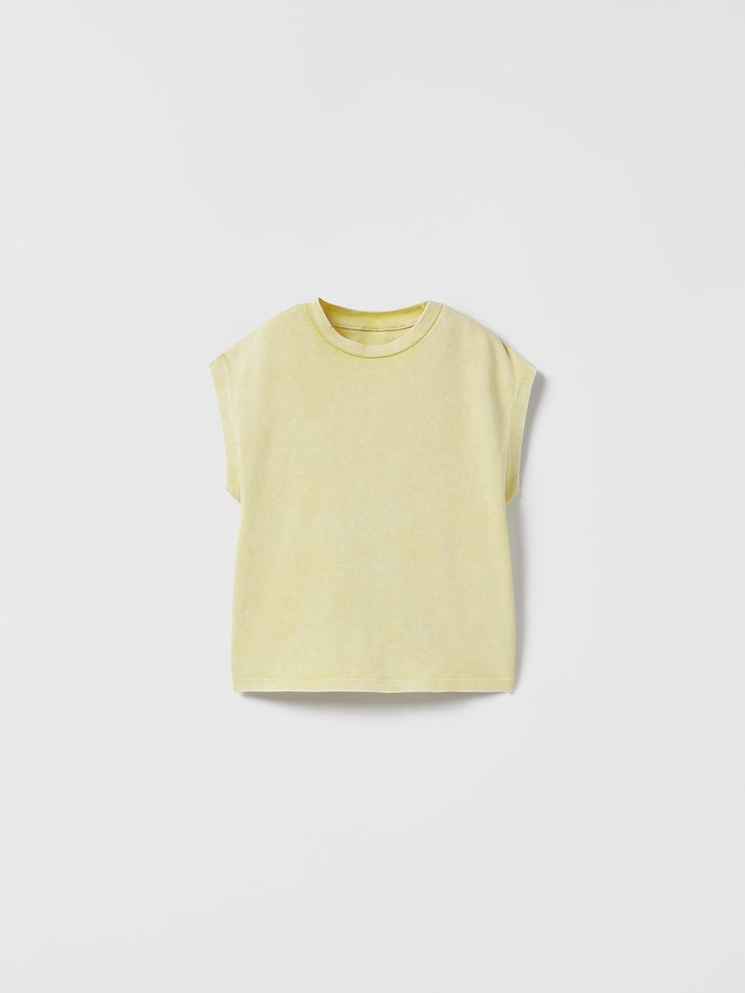 

ZARA Kids-Unisex Yellow Tshirts