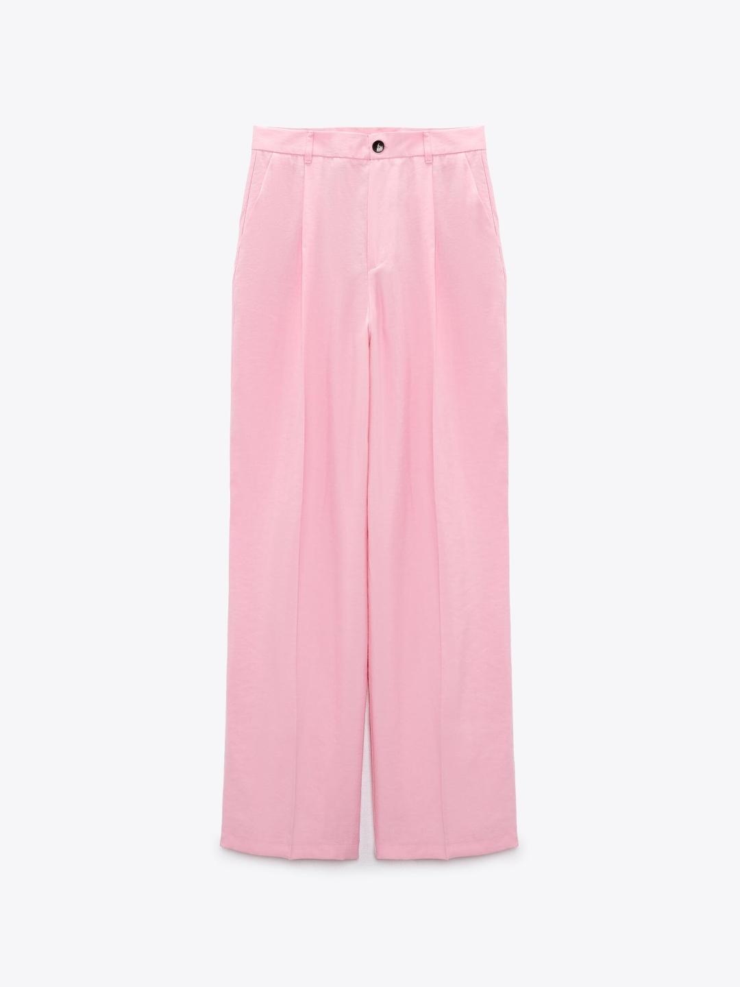 

ZARA Women Pink Trousers
