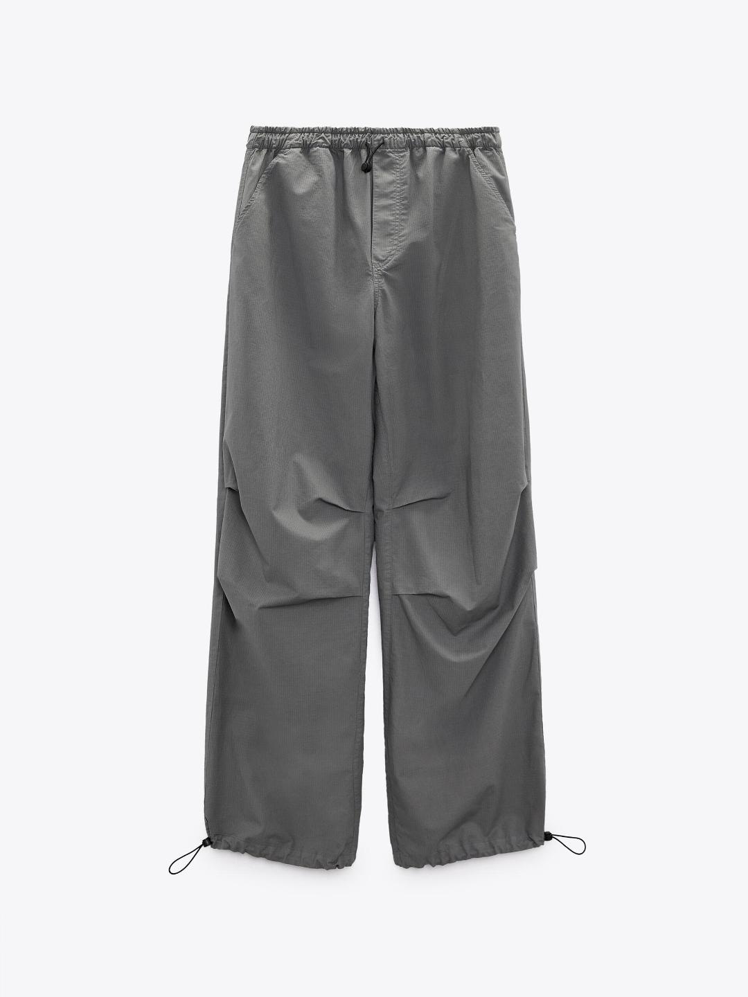 

ZARA Women Grey Trousers