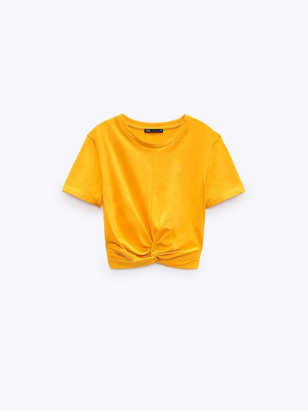 

ZARA Women Orange Tshirts