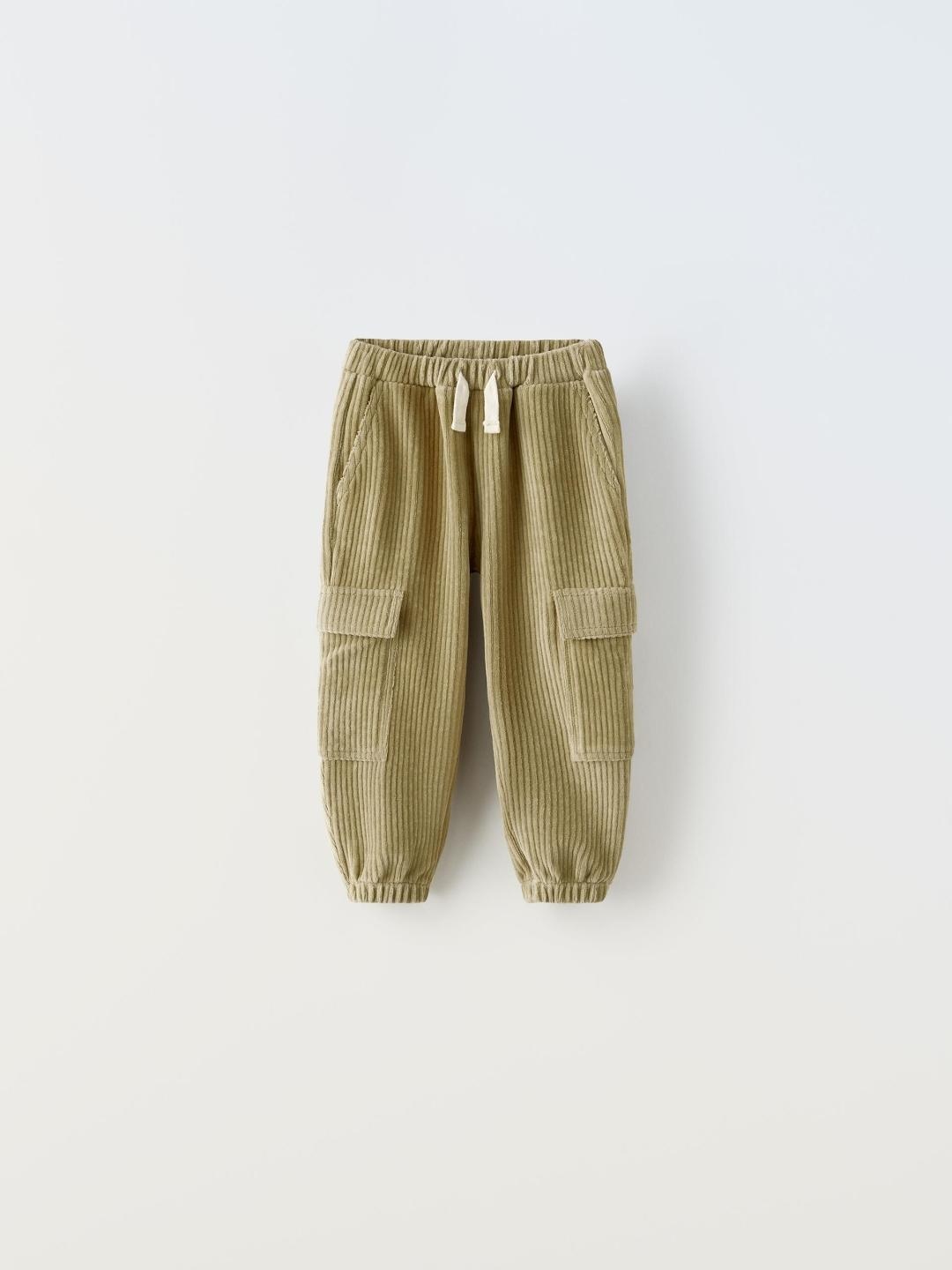 

ZARA Unisex Green Trousers