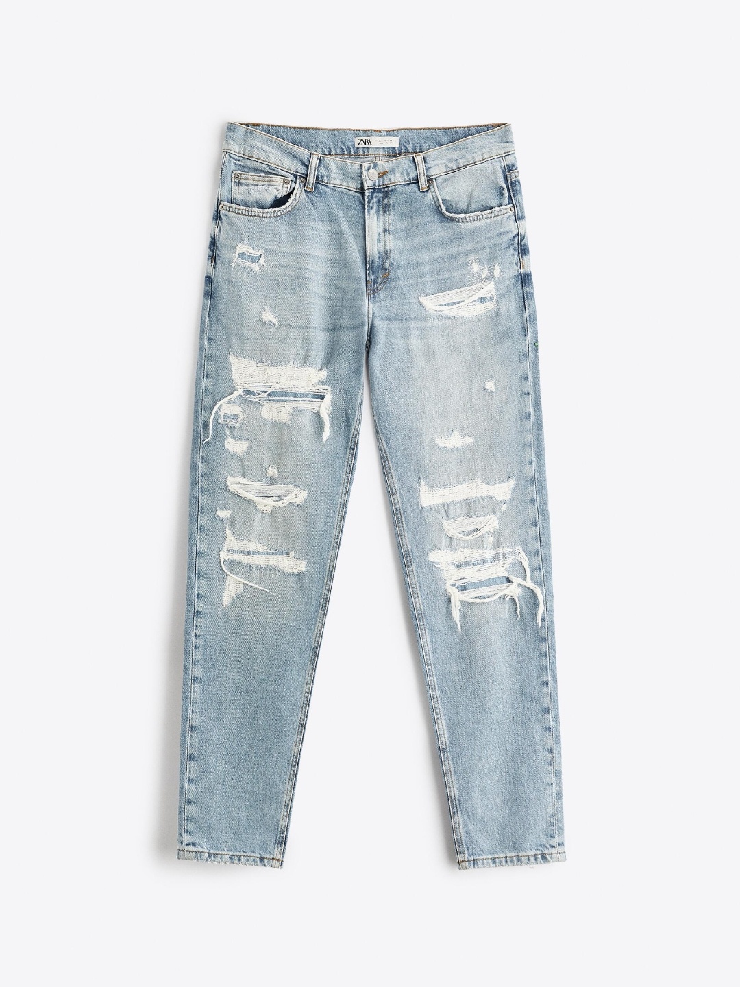 

ZARA Men Blue Trousers