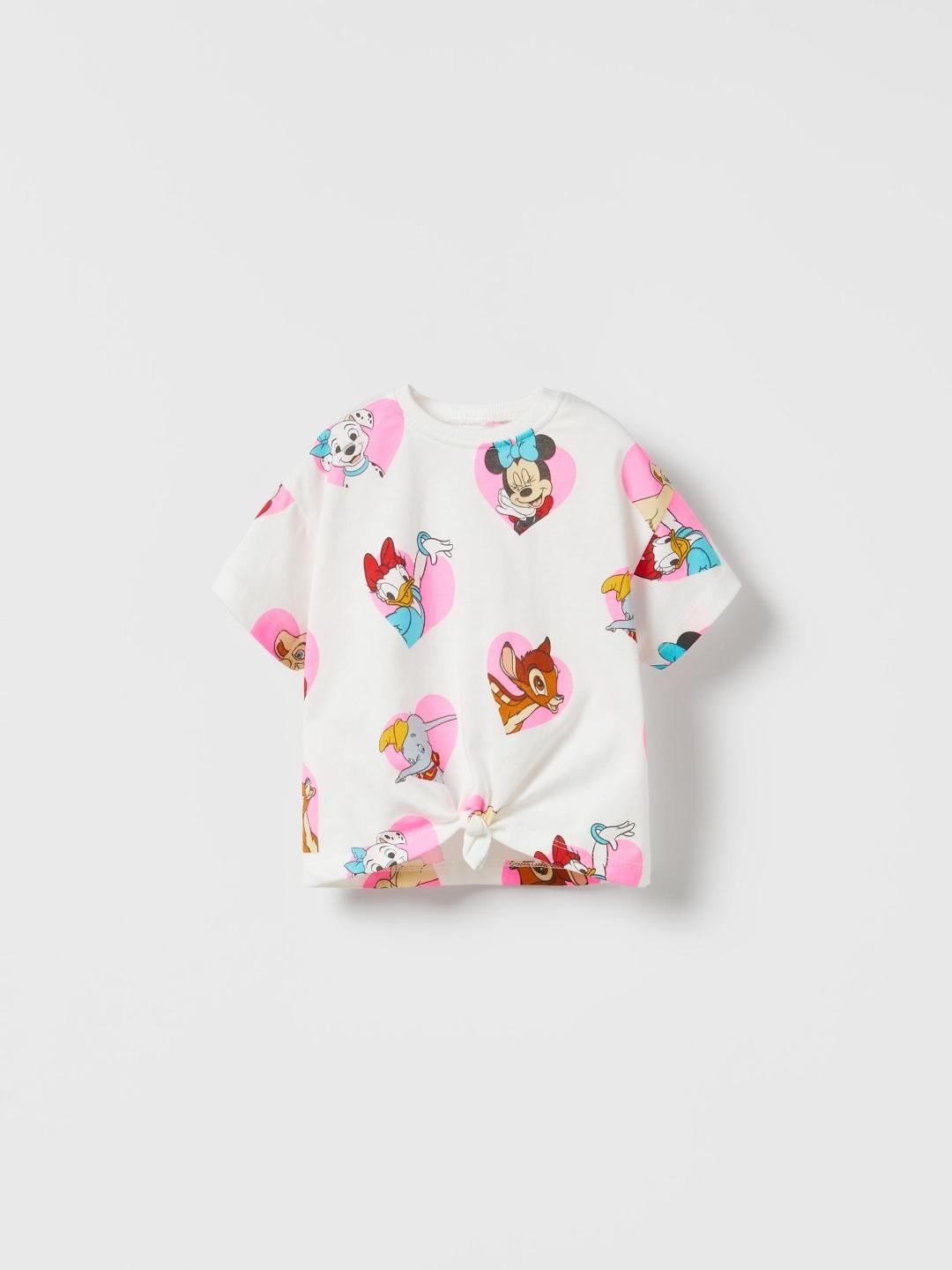 

ZARA Kids-Unisex White Tshirts