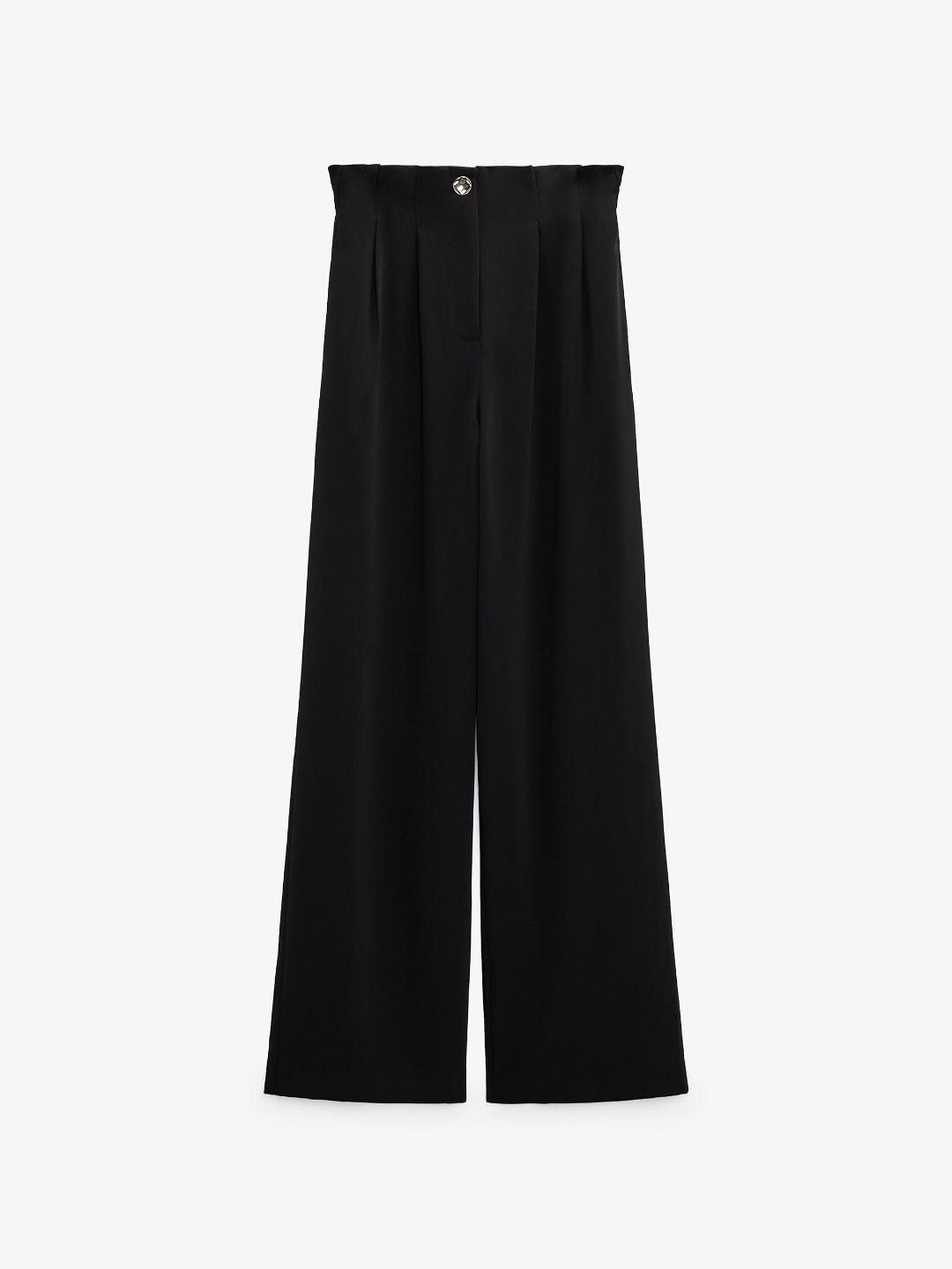 

ZARA Women Black Trousers