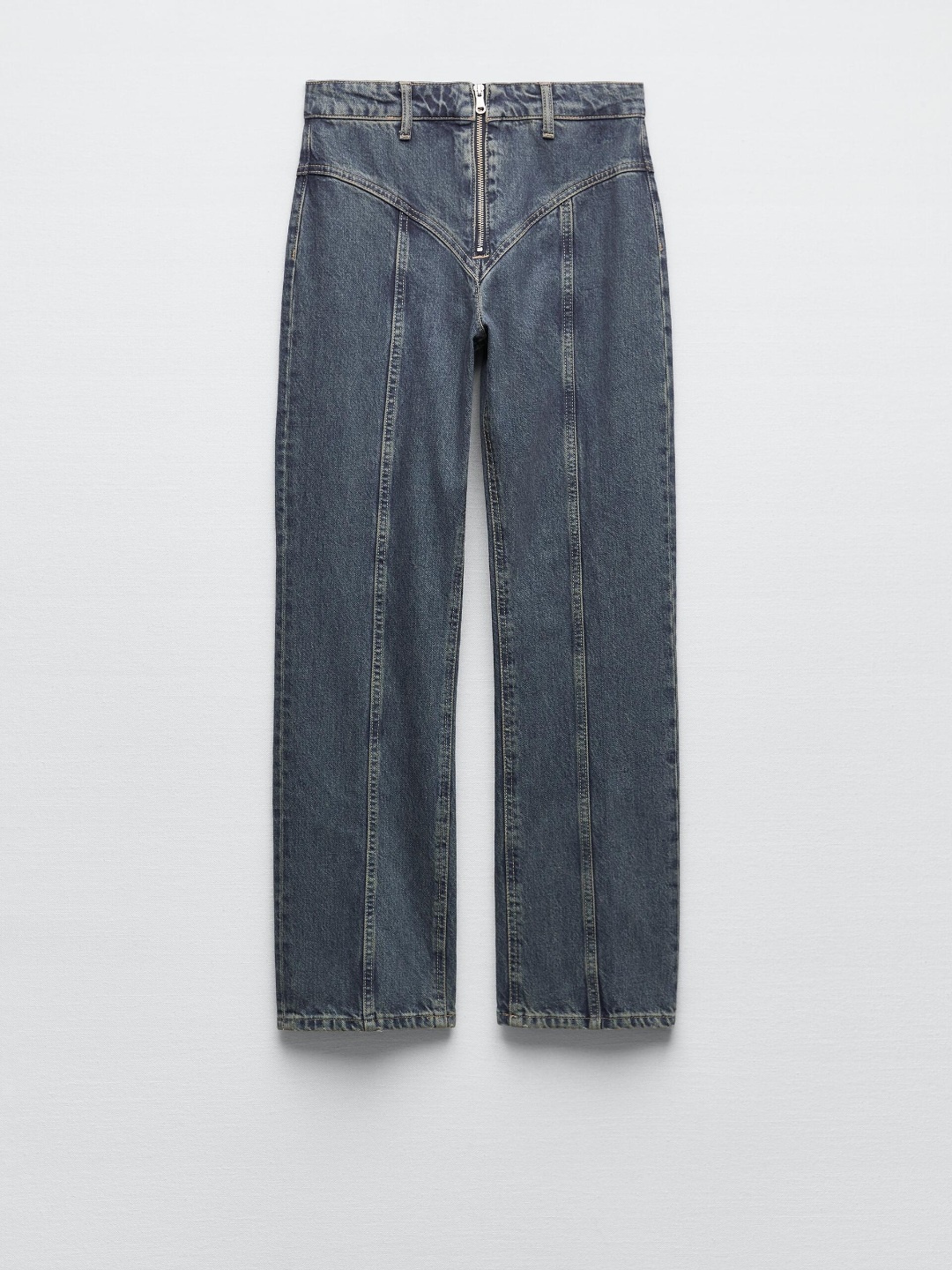 

ZARA Women Navy Blue Trousers