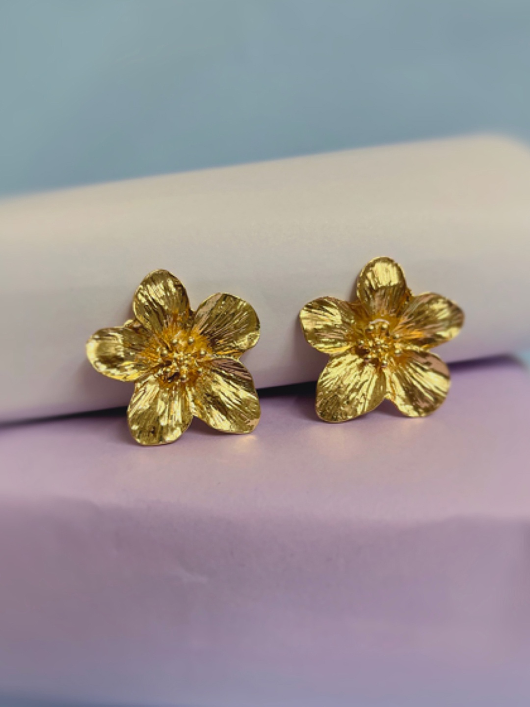 

SUBHAGALANKAR Quirky Studs Earrings, Gold