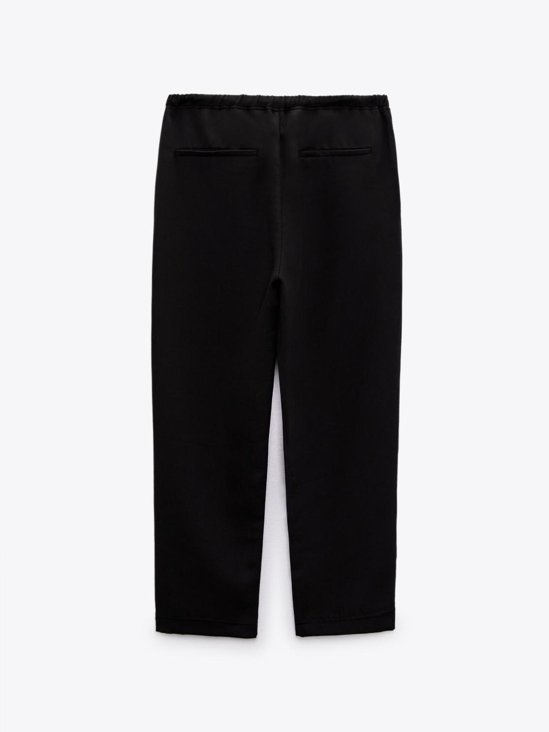 

ZARA Women Black Trousers