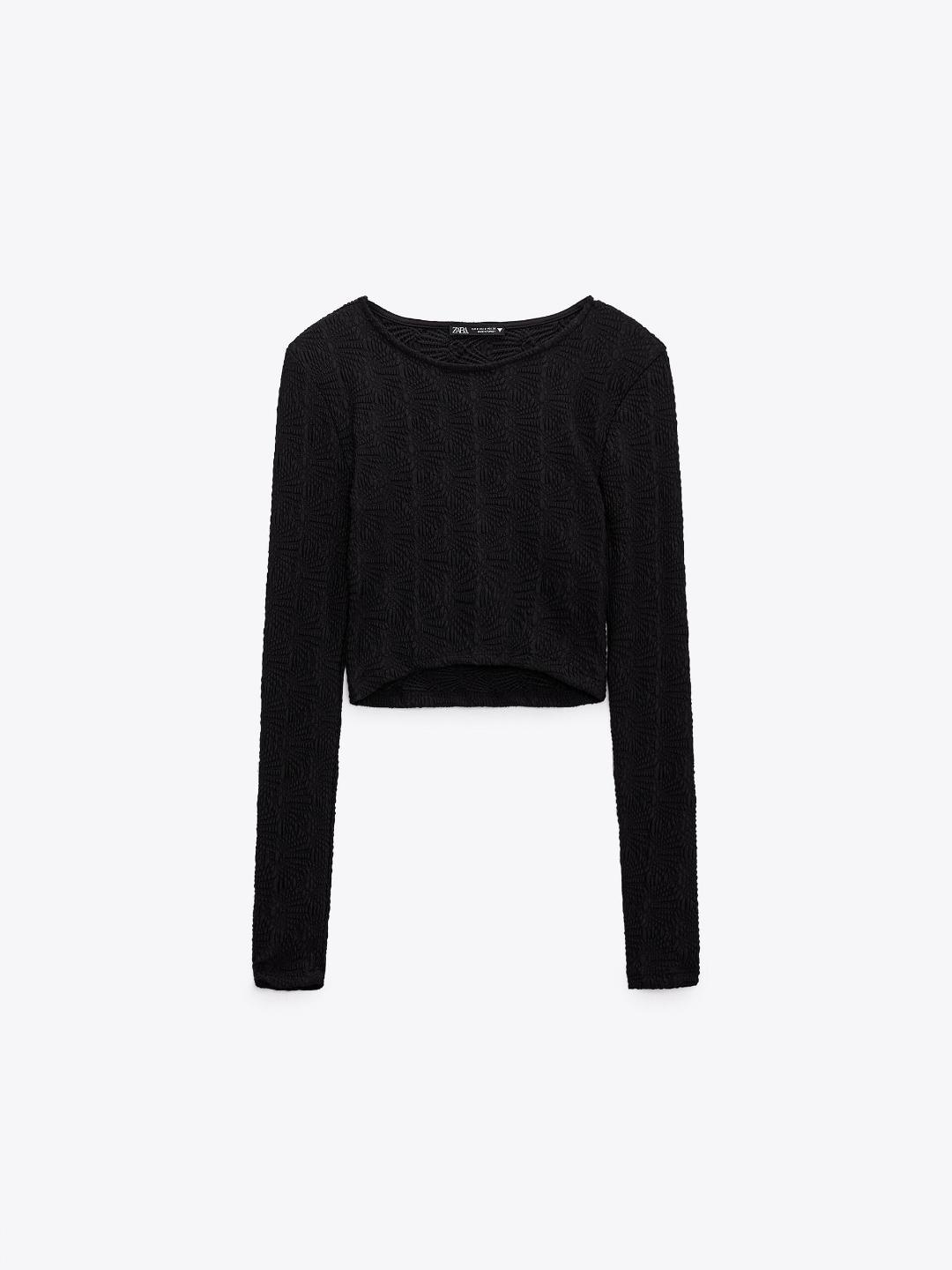 

ZARA Women Black Tshirts