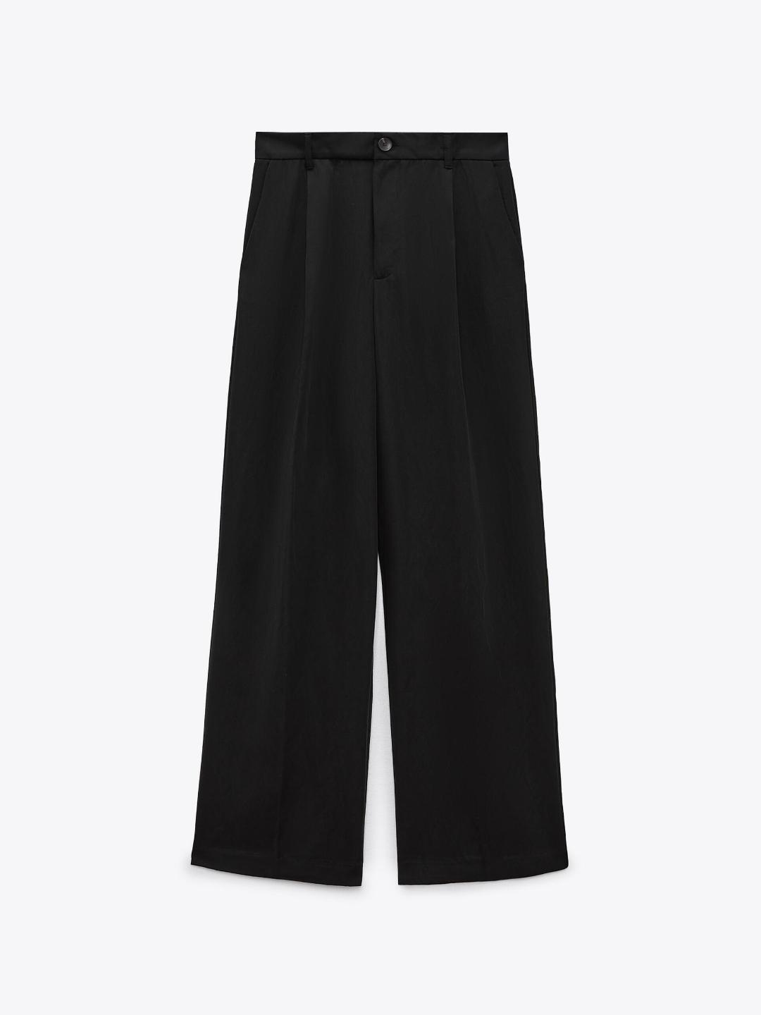 

ZARA Women Black Trousers