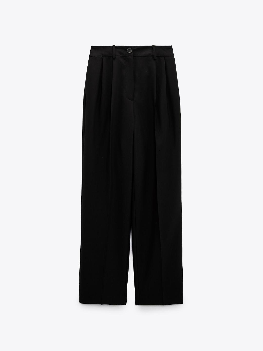 

ZARA Women Black Trousers