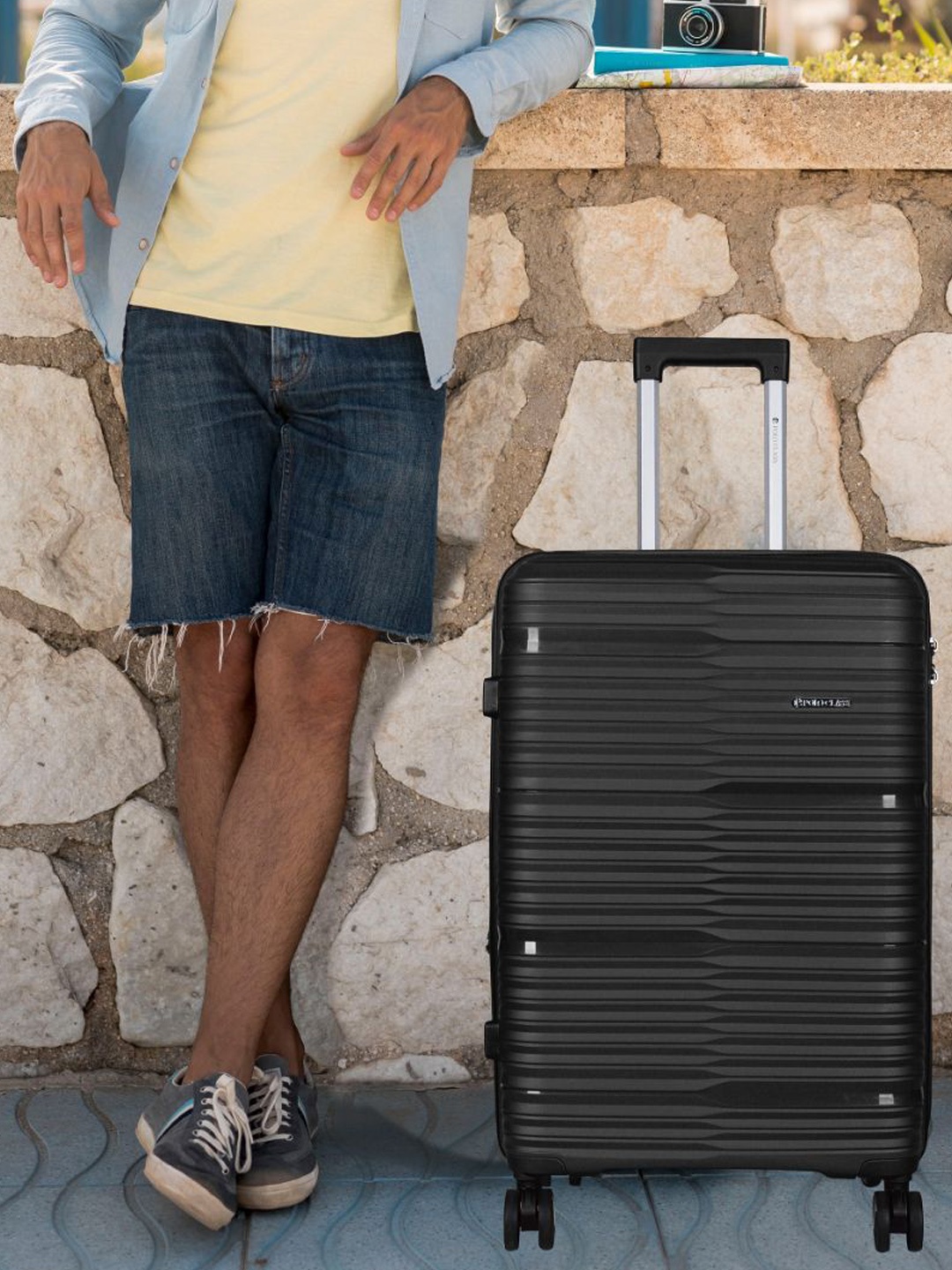 

Polo Class Set Of 3 Hard-Sided Trolley Bag, Black
