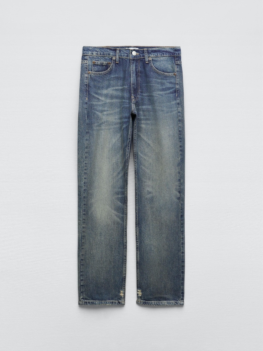 

ZARA Women Navy Blue Trousers