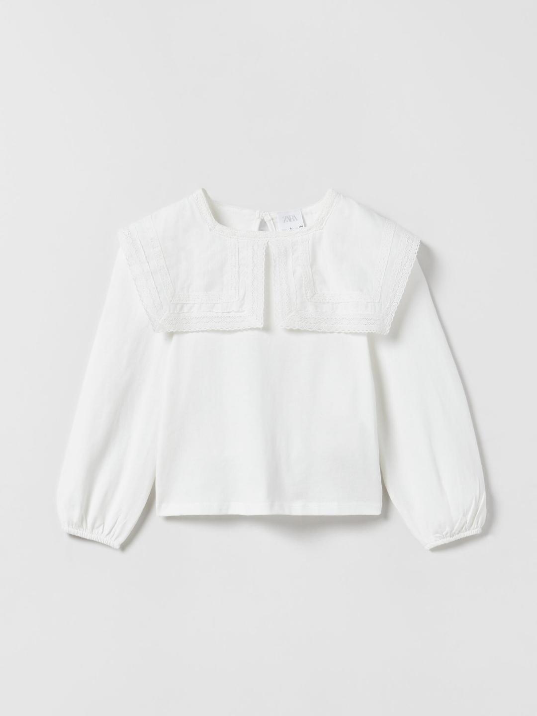 

ZARA Girls White Tshirts