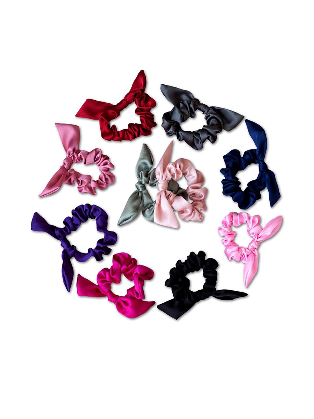 

RIBBON CANDY Girls Hair Accessory Set of 10, Pink