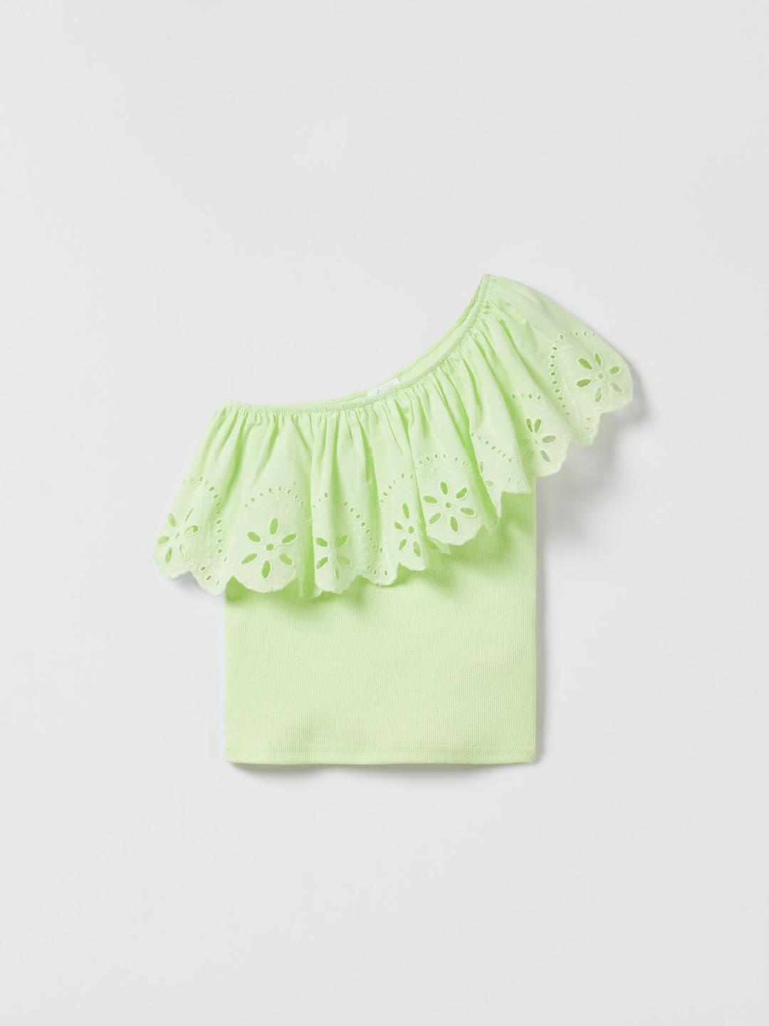 

ZARA Girls Green Tshirts