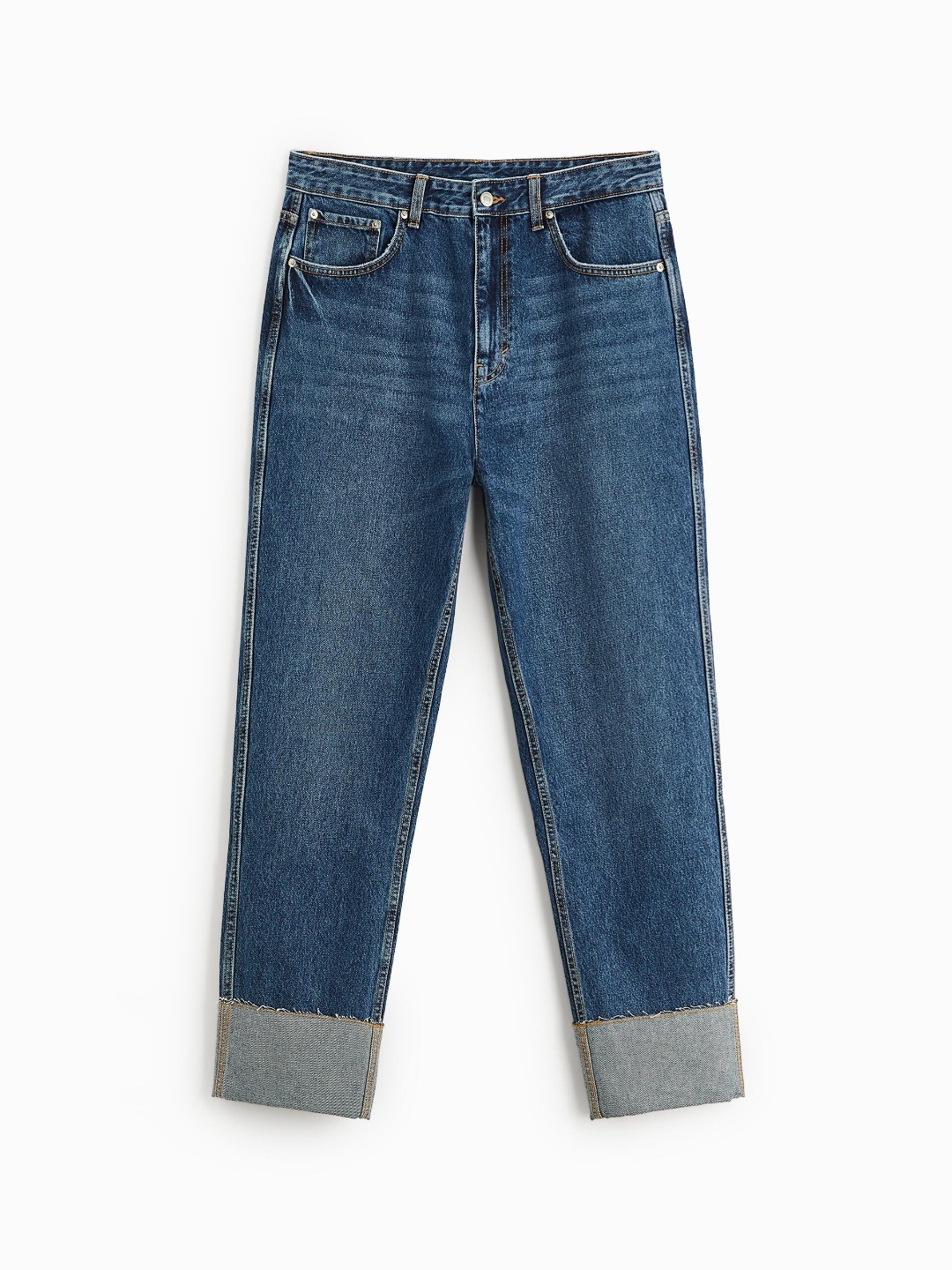 

ZARA Men Navy Blue Trousers