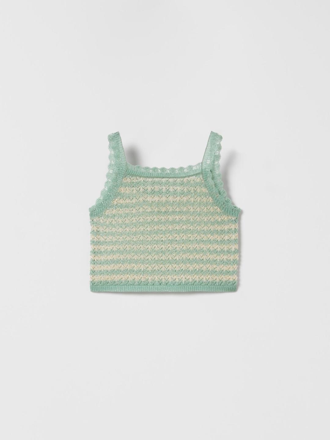 

ZARA Girls Green Tshirts