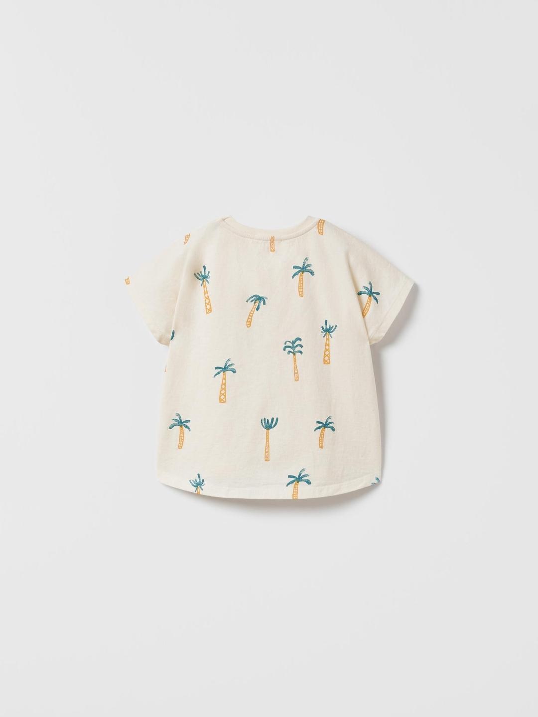 

ZARA Kids-Unisex Beige Tshirts