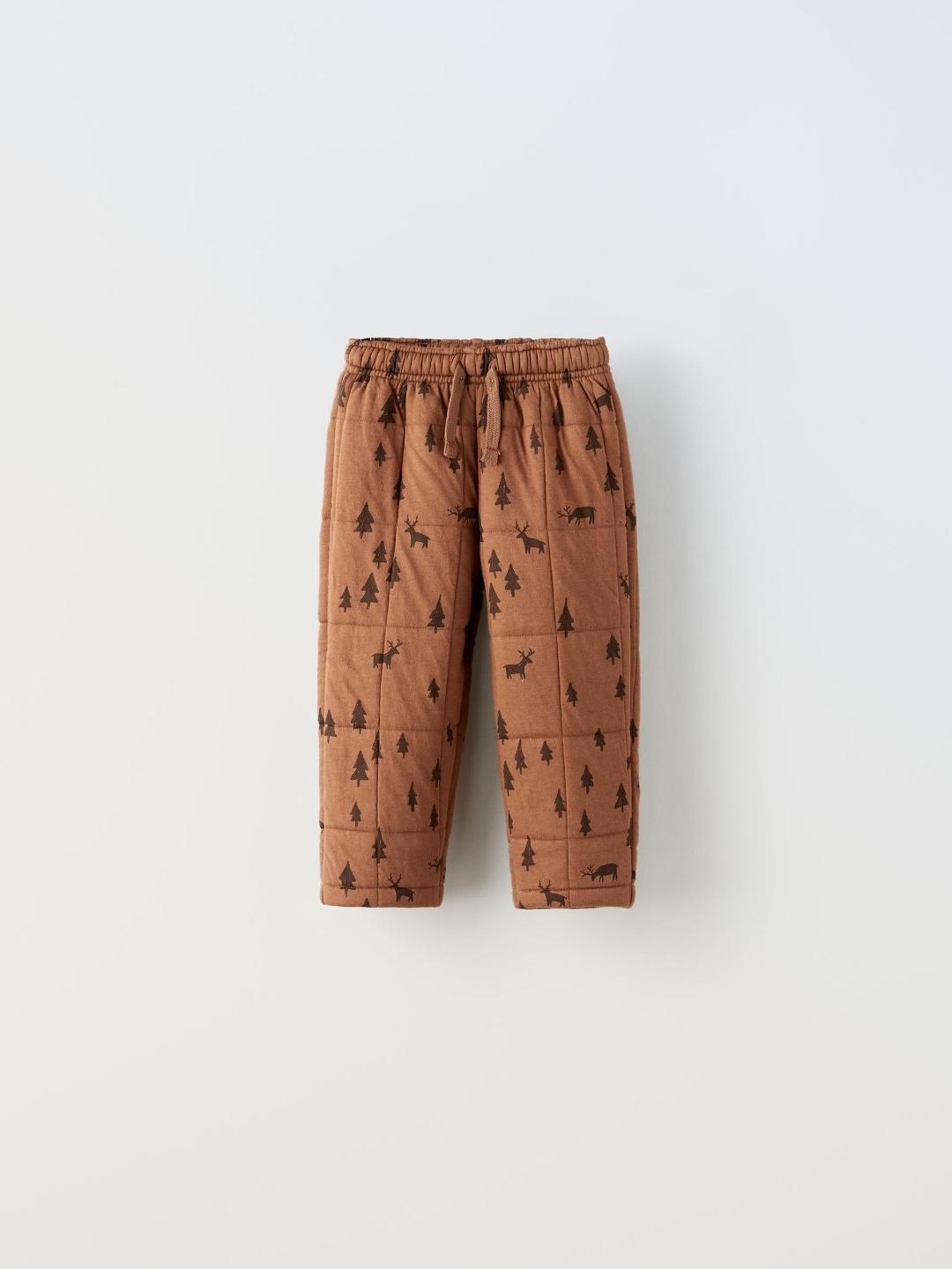 

ZARA Unisex Brown Trousers