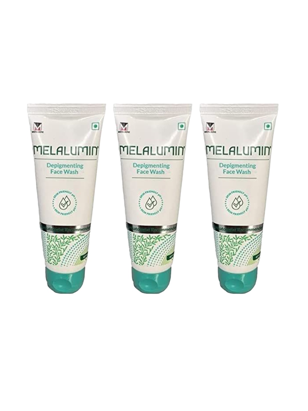 

Melalumin Set Of 2 Depigmenting Face Wash With Niacinamide - 60 ml Each, White