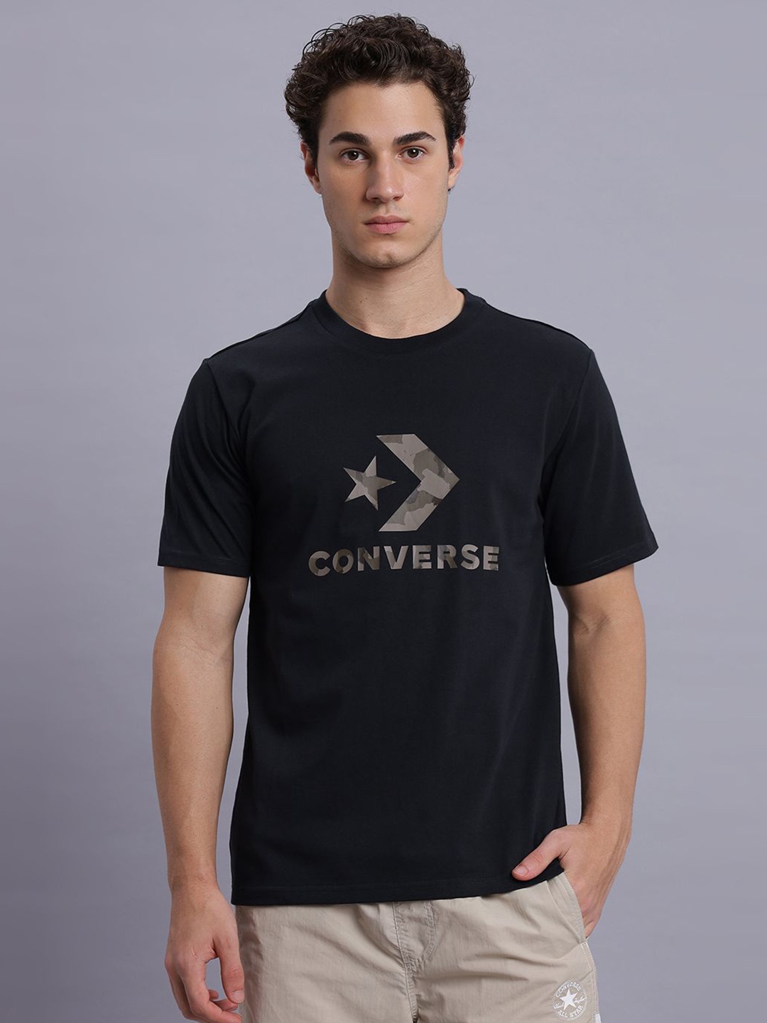 

Converse Men Star Chevron T-Shirt, Black