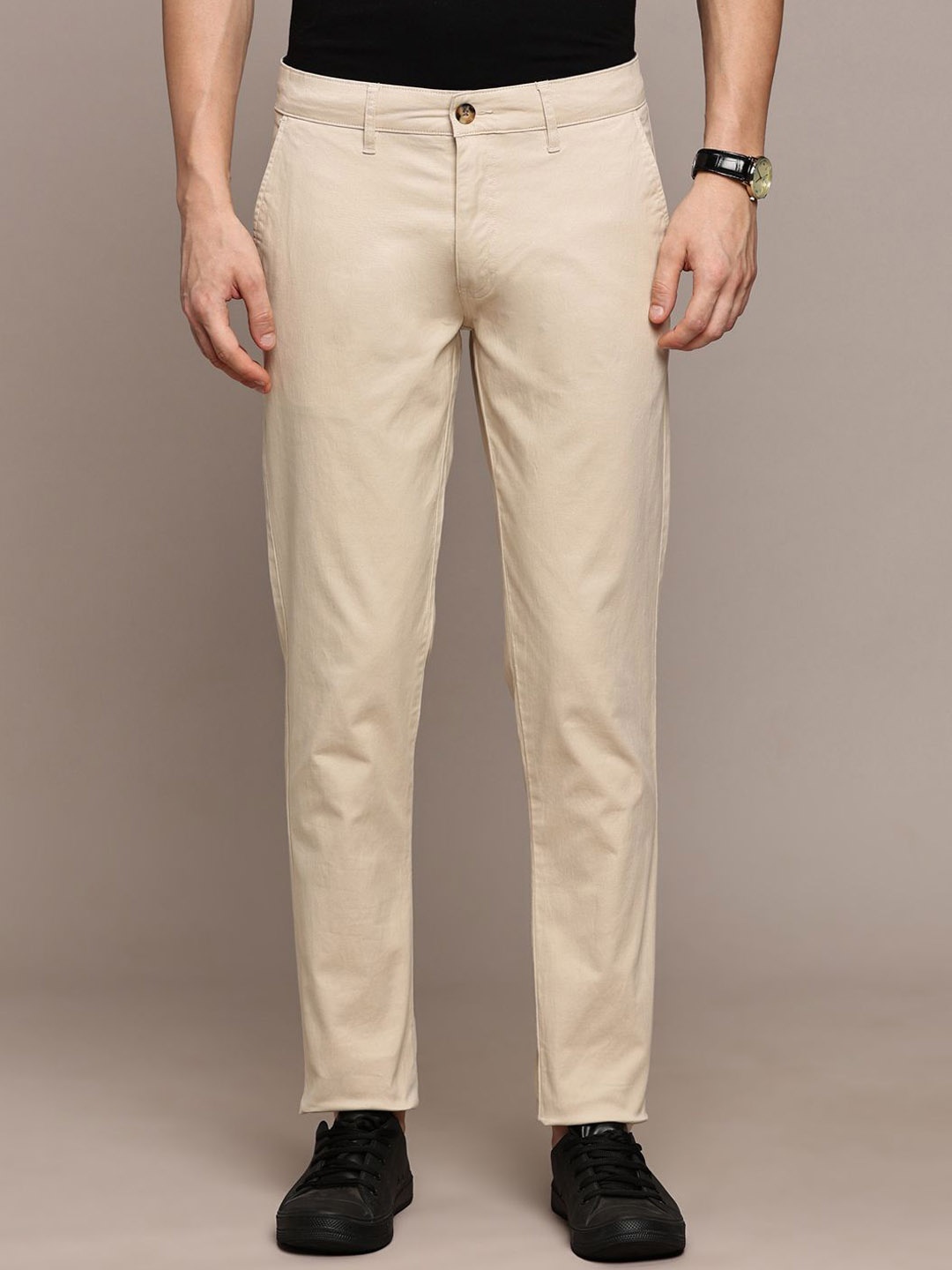 

Nautica Men CottonSmart Slim Fit Chinos, Beige