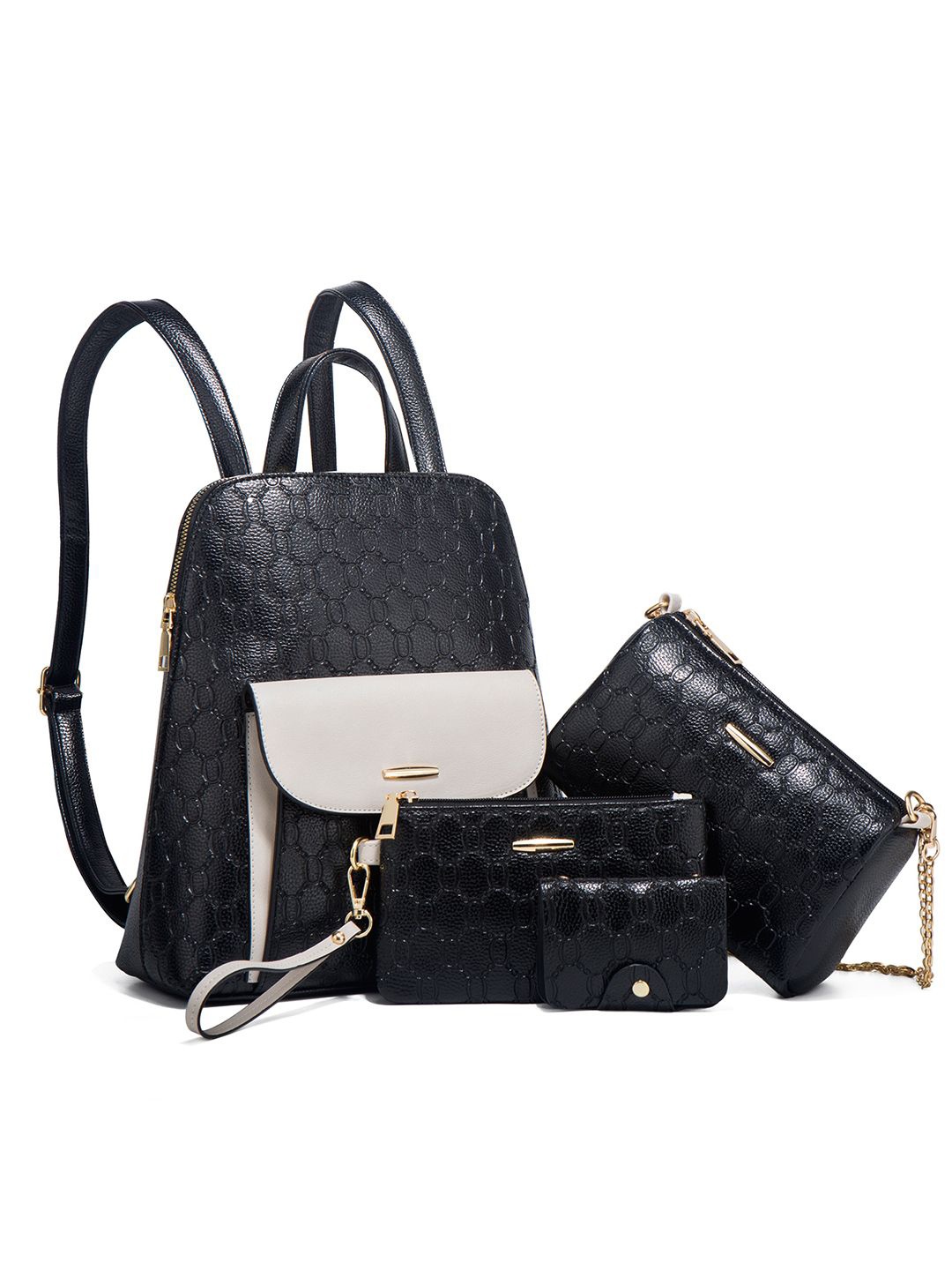 

RAVE Women Solid Backpack, Black