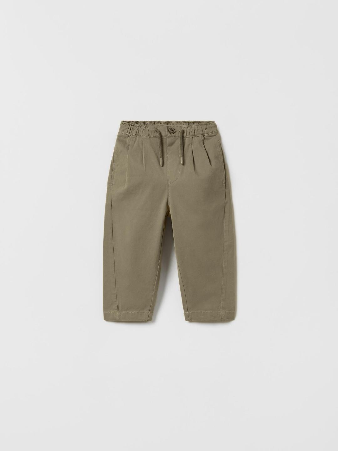 

ZARA Unisex Khaki Trousers
