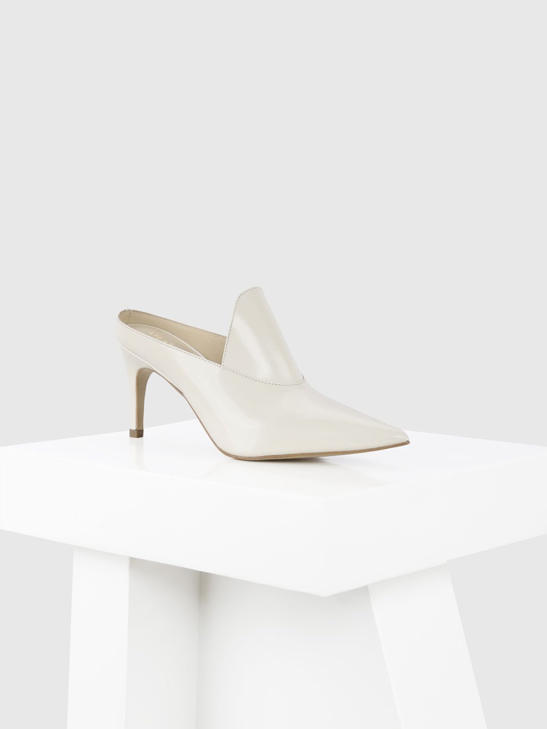 

Oroh Women Leather Party Stiletto Pumps, White