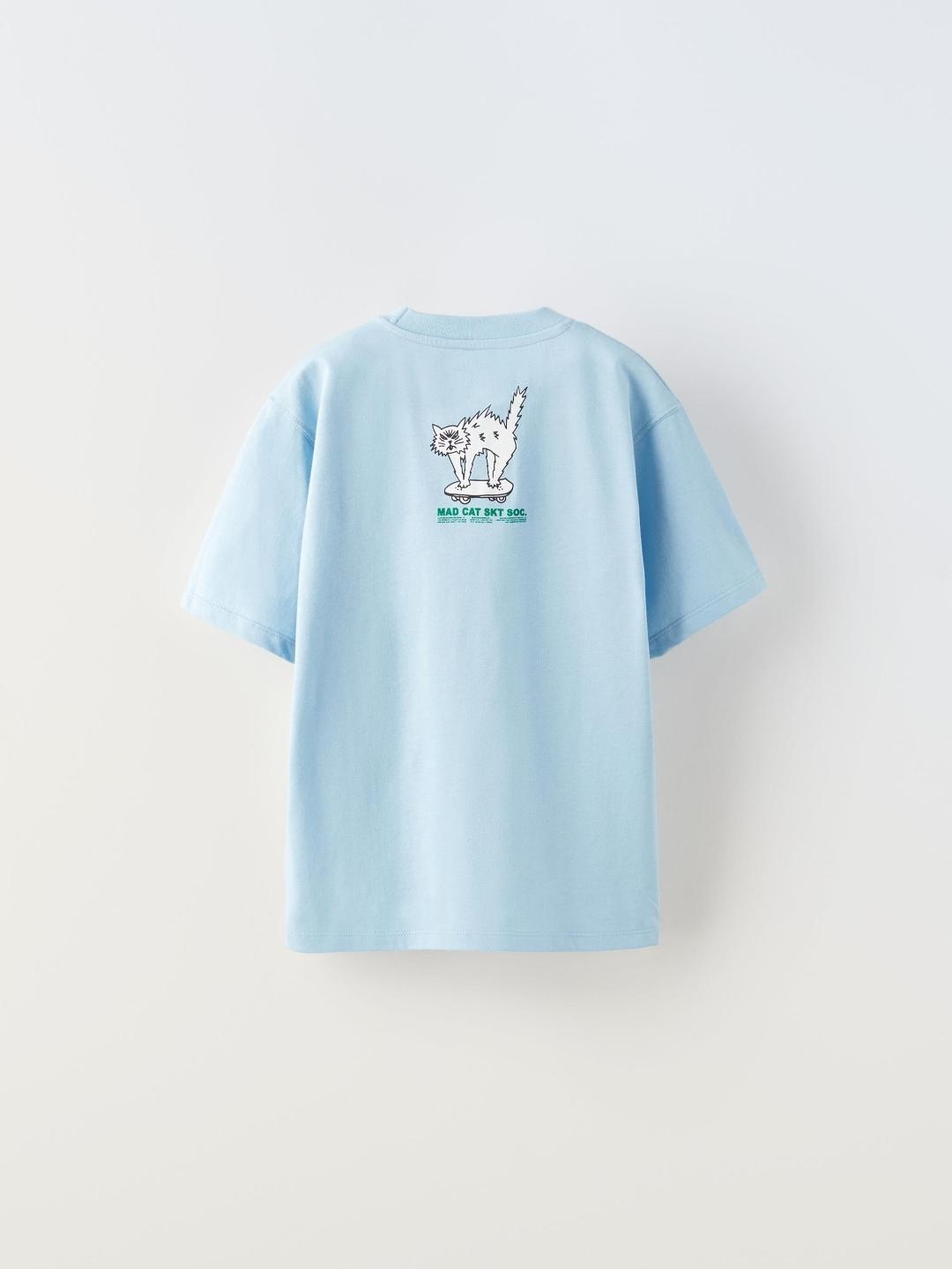 

ZARA Boys Blue Tshirts