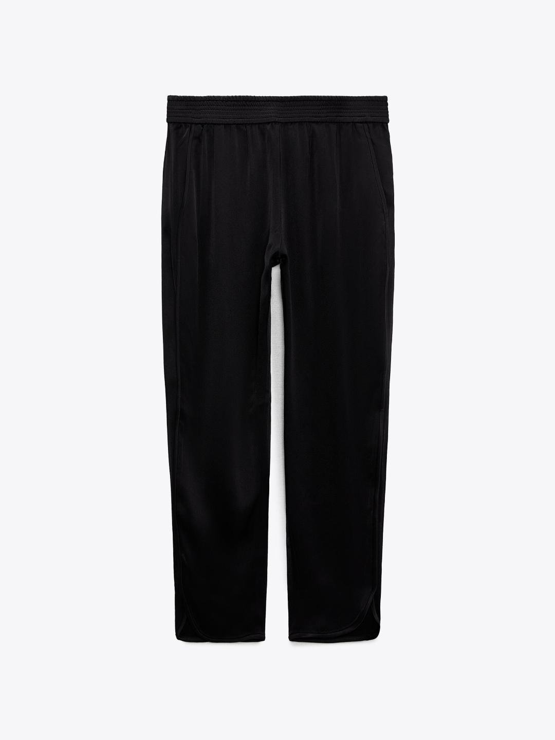 

ZARA Women Black Trousers