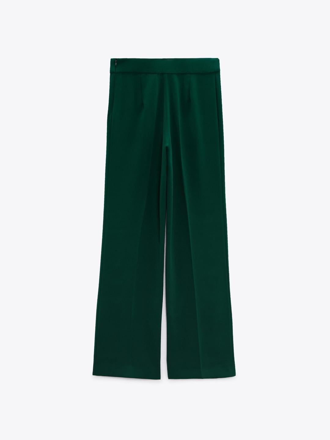 

ZARA Women Green Trousers