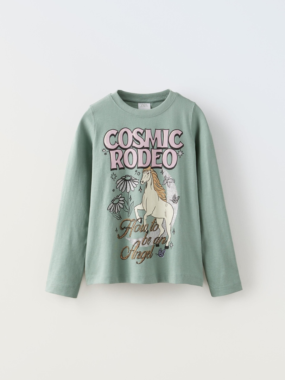 

ZARA Girls Green Tshirts