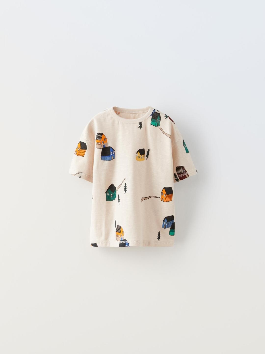 

ZARA Kids-Unisex Beige Tshirts