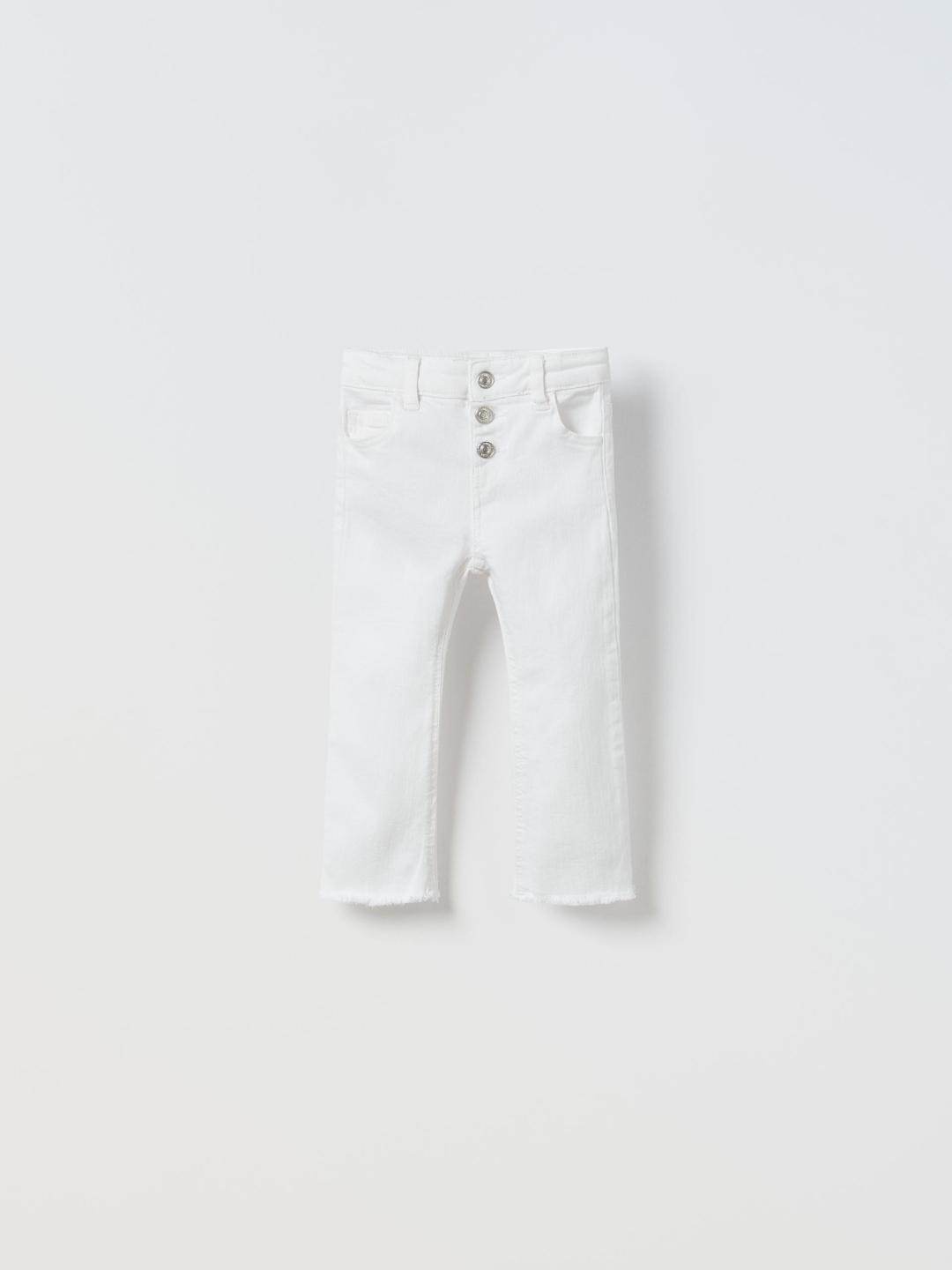 

ZARA Unisex White Trousers