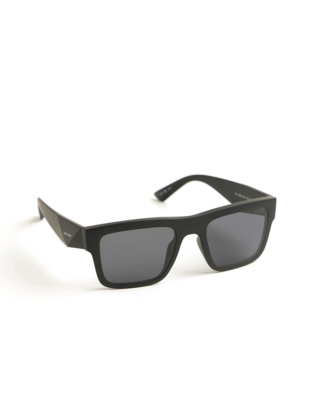 

OPIUM Men Rectangle Sunglasses with UV Protected Lens OP-10204-C06-52-Black