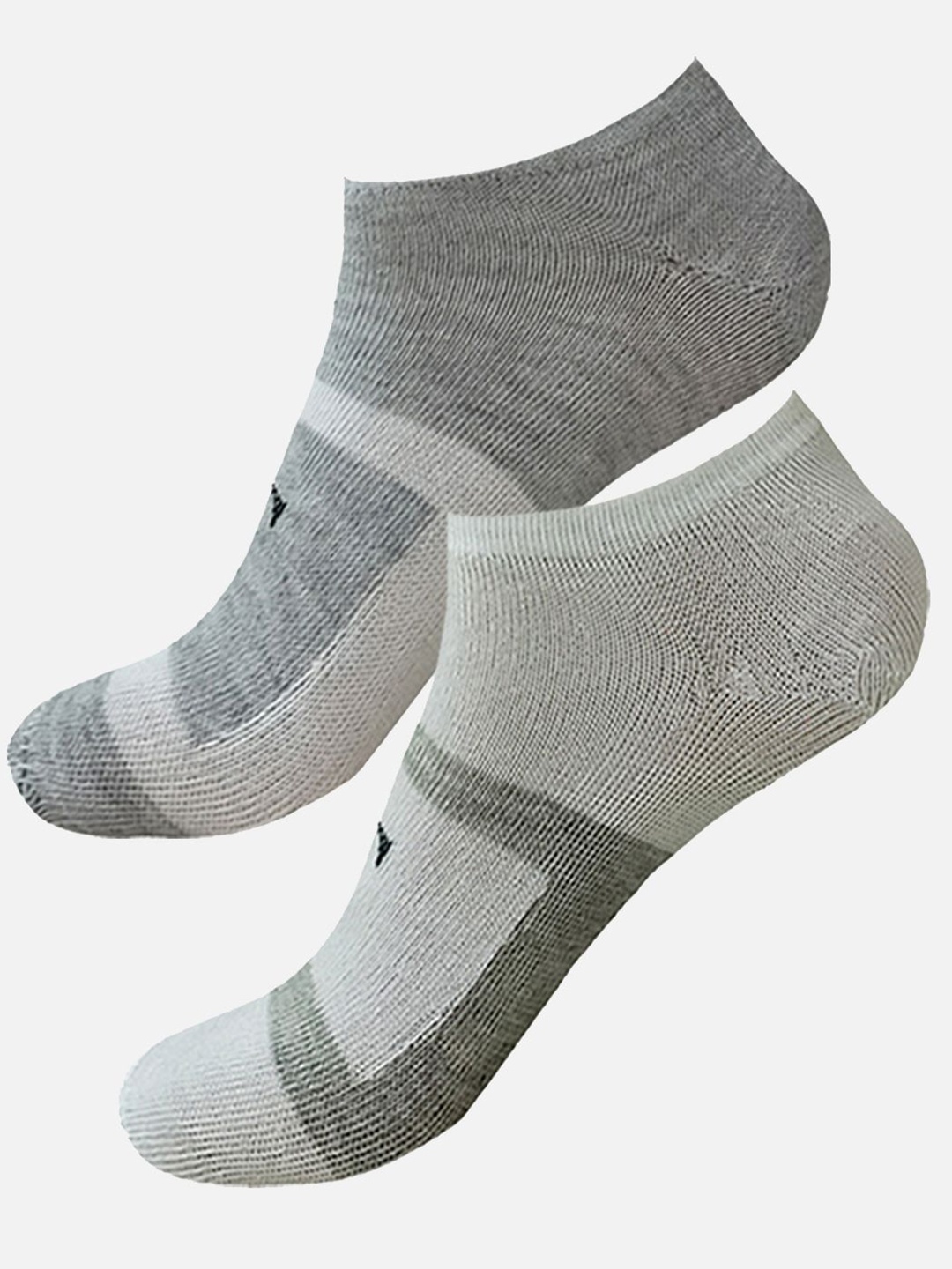 

FIMS Women Pack Of 2 Patterned Ankle- Length Sports Socks, White