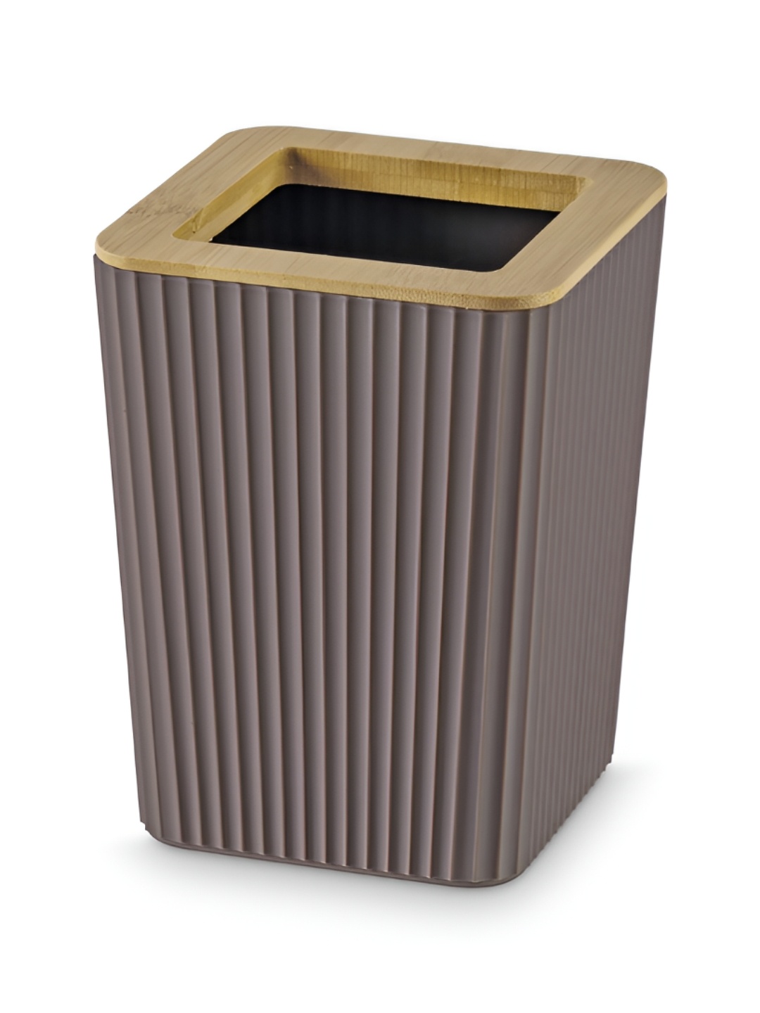 

Freelance Brown and Beige Textured Table Top Dust Bin 1.5L