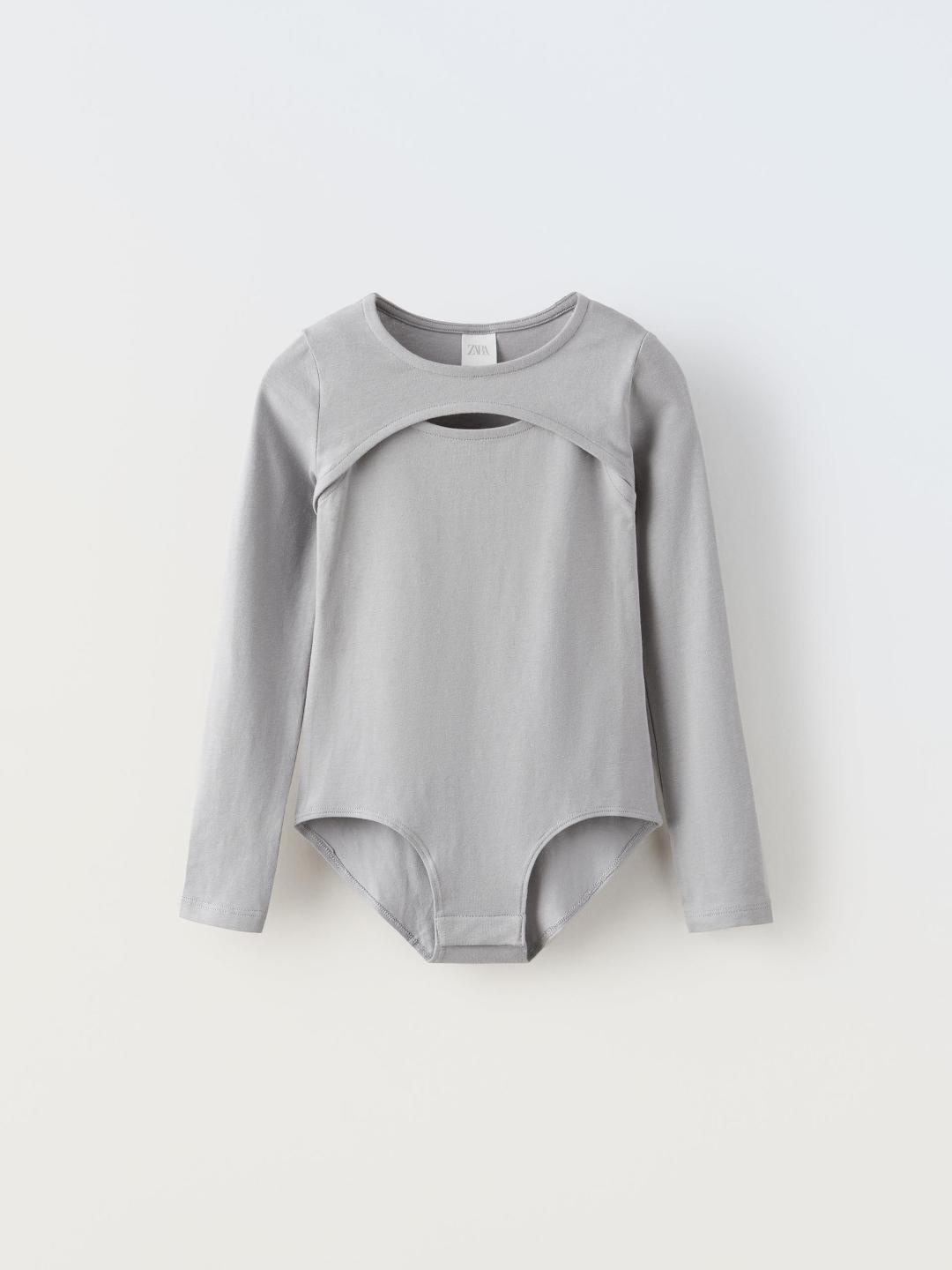 

ZARA Girls Grey Tshirts