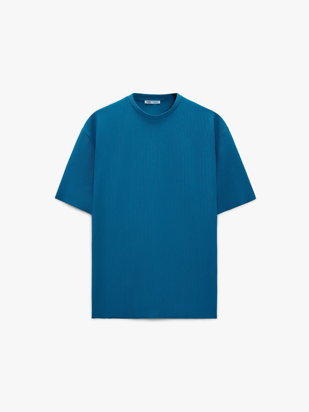 

ZARA Men Turquoise Blue Tshirts