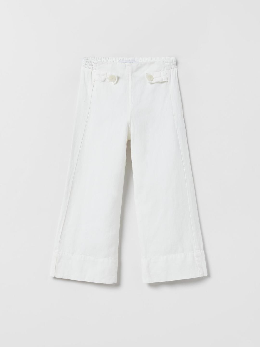 

ZARA Girls White Trousers