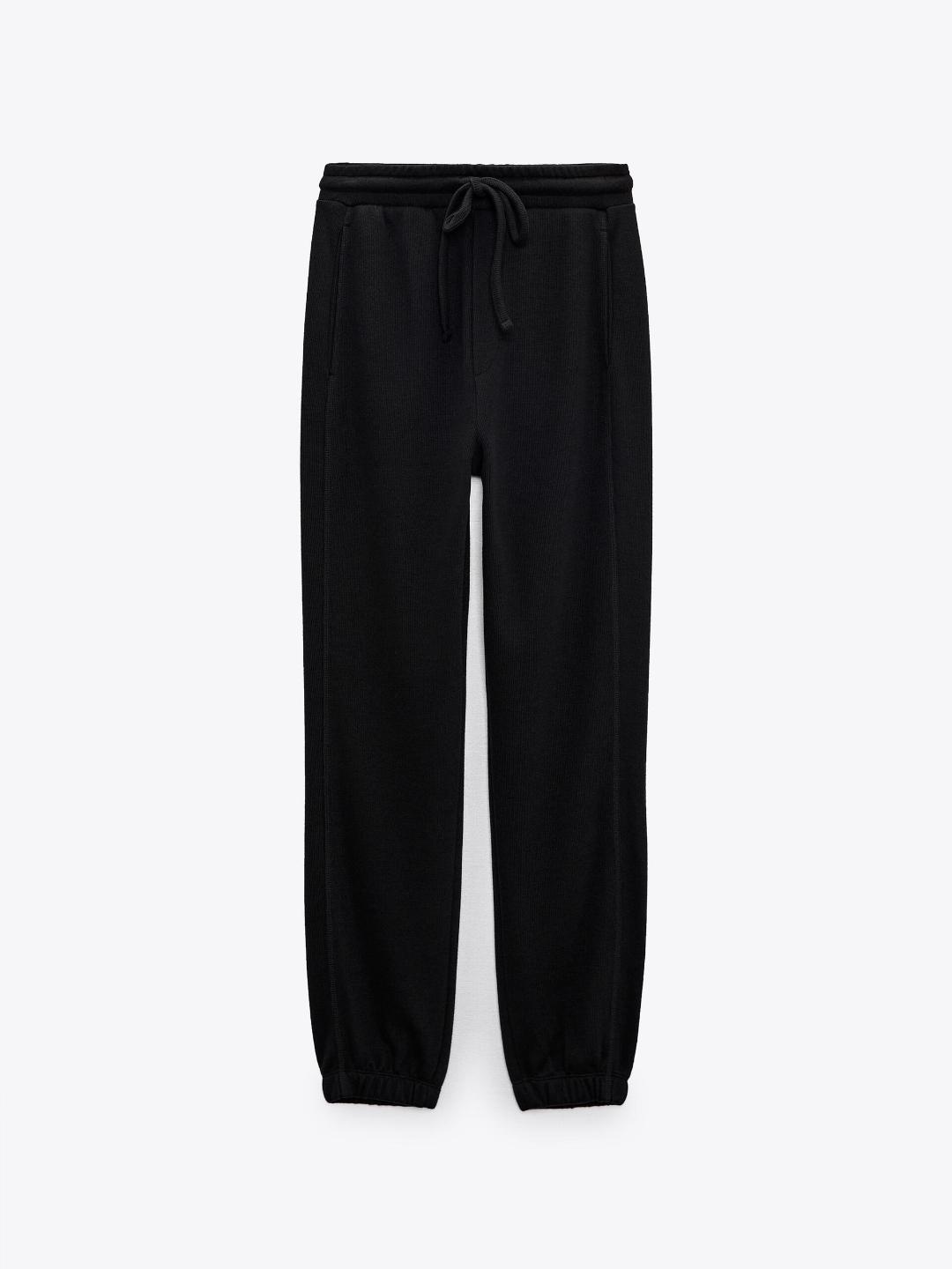 

ZARA Women Black Trousers