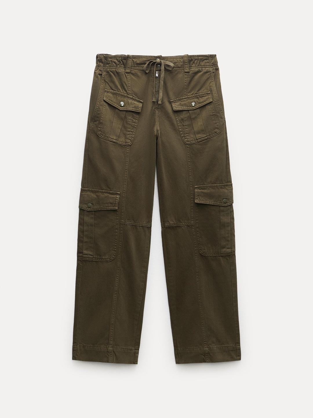 

ZARA Women Khaki Trousers
