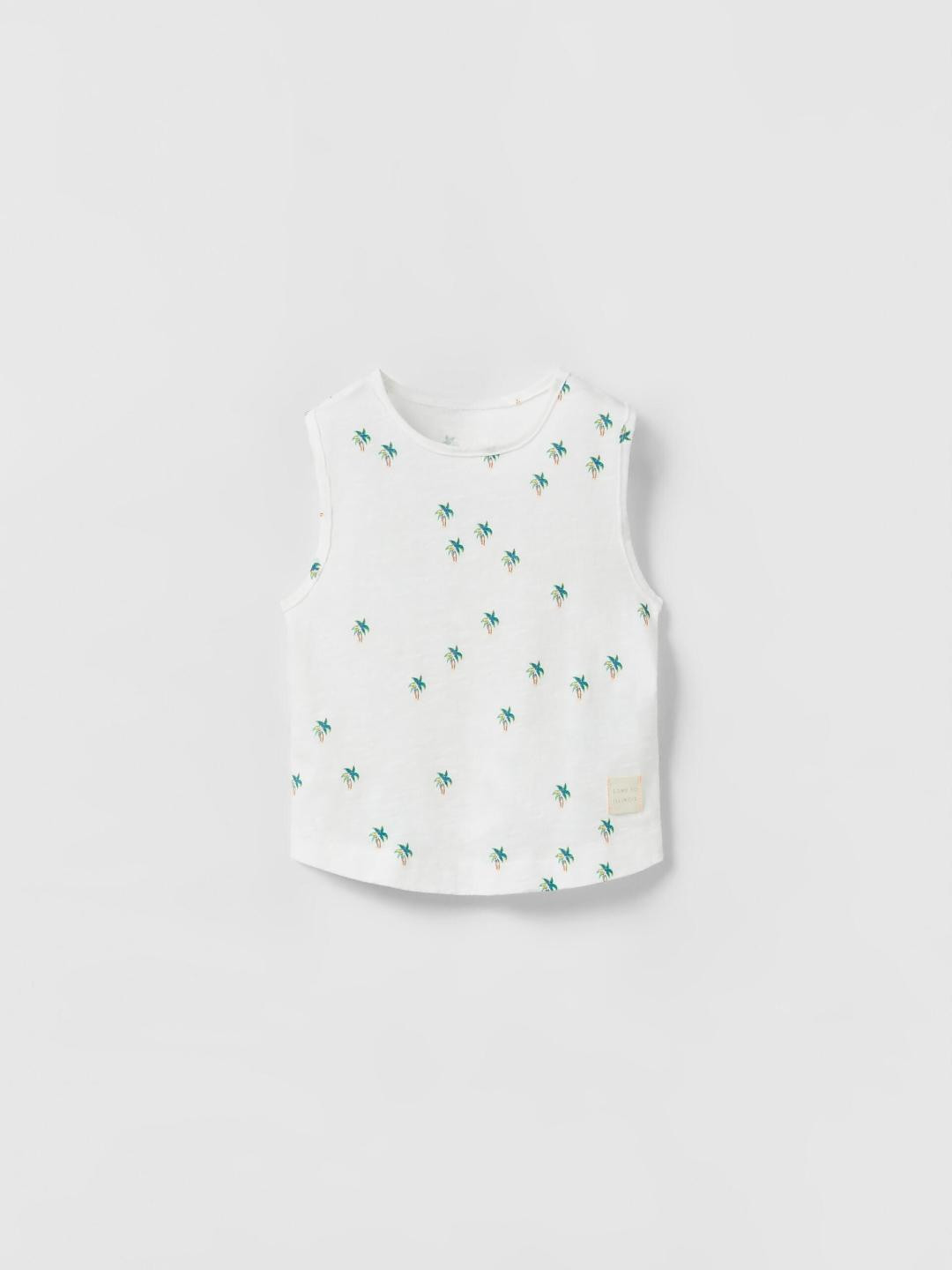 

ZARA Kids-Unisex White Tshirts