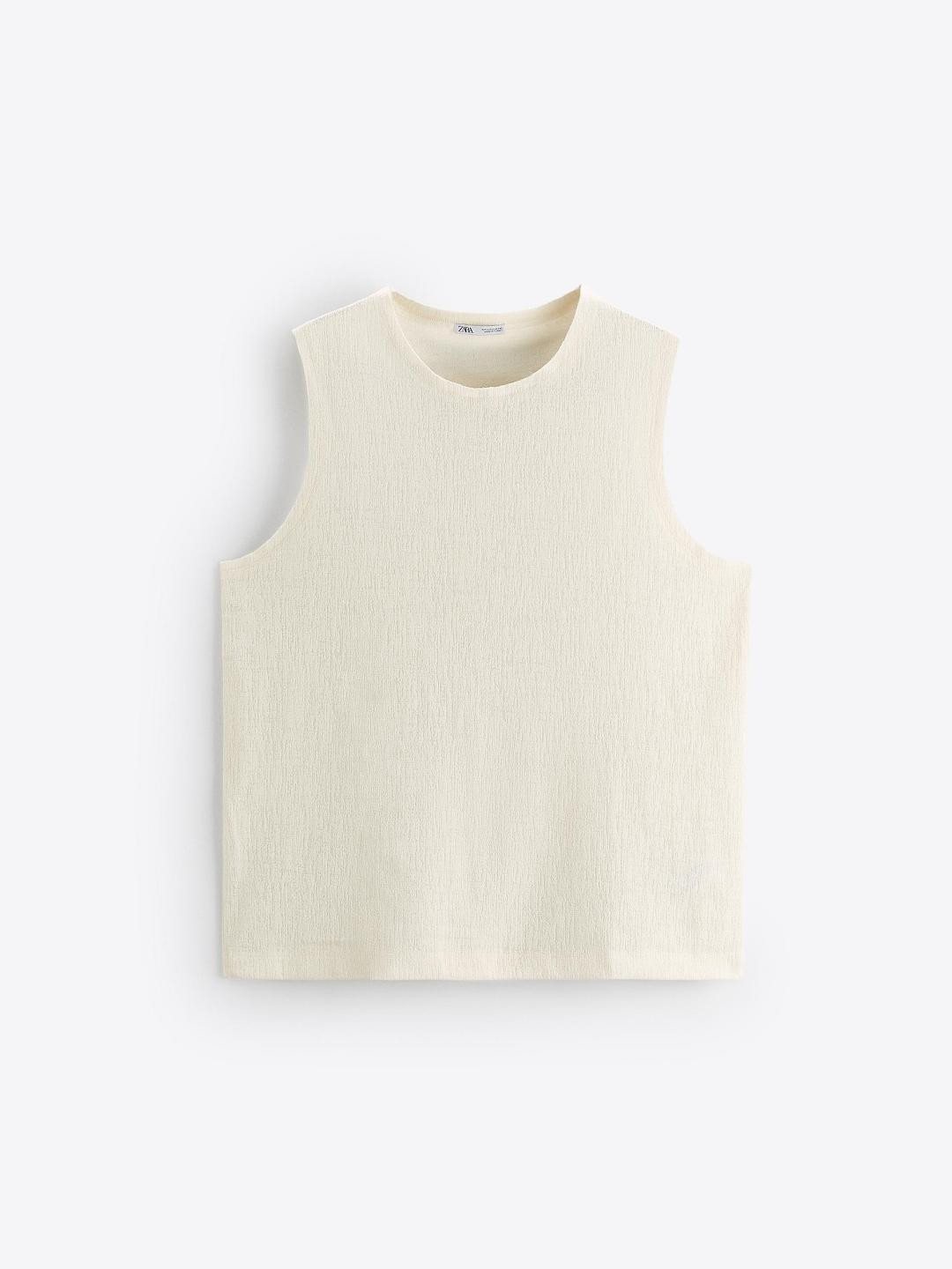 

ZARA Men White Tshirts