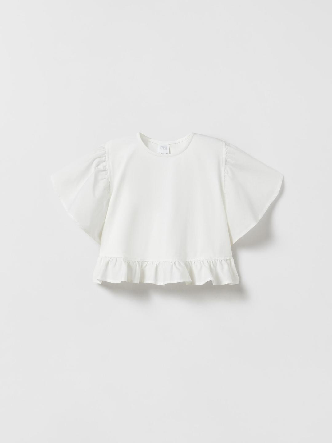 

ZARA Girls Tops, White