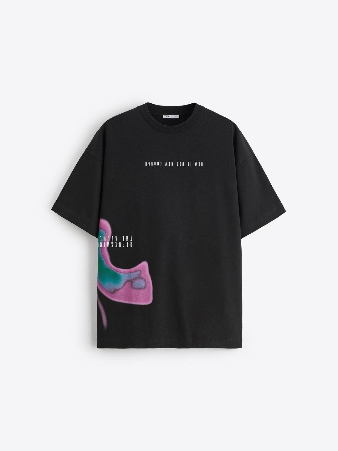 

ZARA Men Black Tshirts