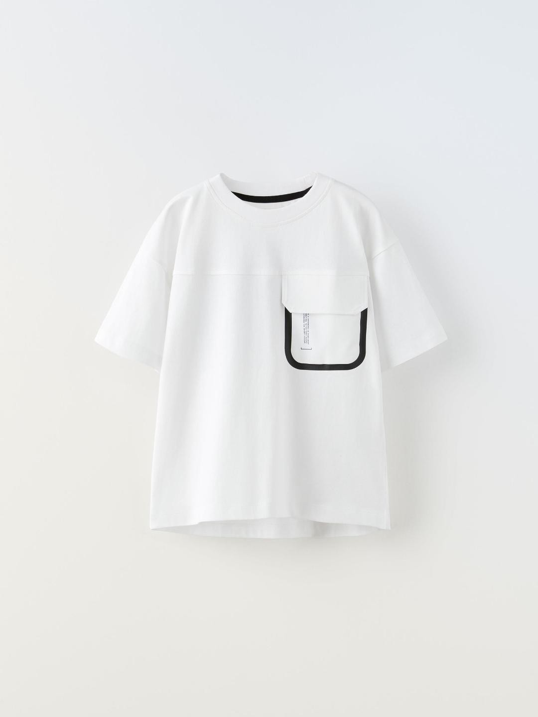 

ZARA Boys White Tshirts