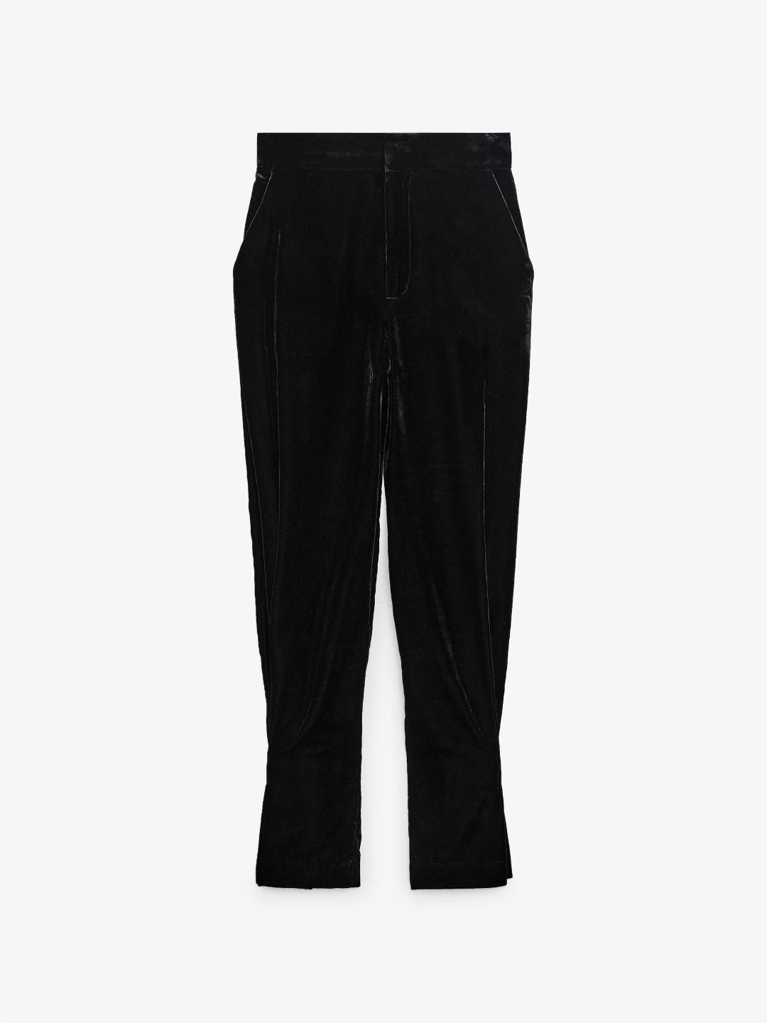 

ZARA Women Black Trousers