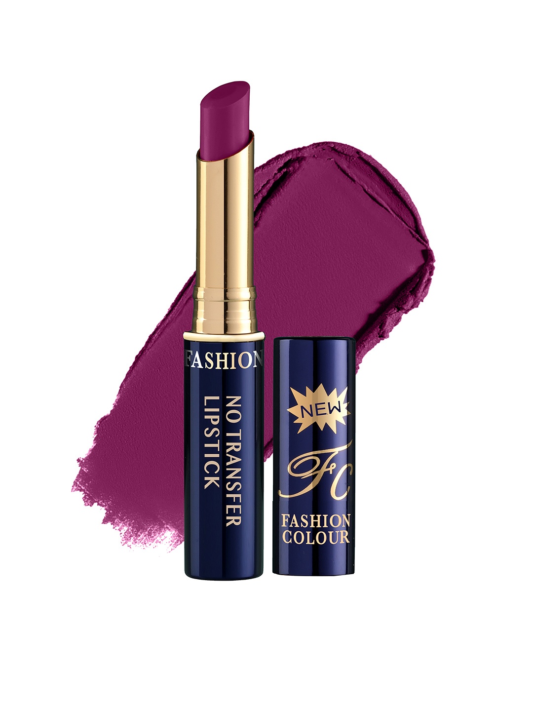 

Fashion Colour Non-Transfer Waterproof Matte Lipstick - Violet Light 06, Purple